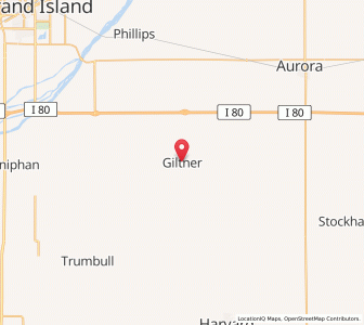 Map of Giltner, Nebraska