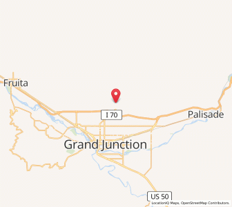 Map of Grand Junction Regional Airport - GJT, Colorado