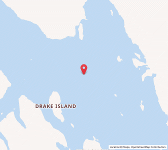 Map of Glacier Bay, Alaska