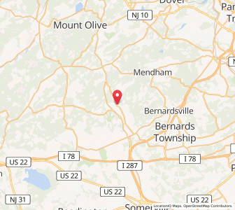 Map of Gladstone, New Jersey