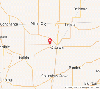 Map of Glandorf, Ohio