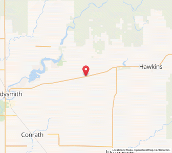 Map of Glen Flora, Wisconsin