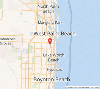 Map of Glen Ridge, Florida