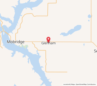 Map of Glenham, South Dakota