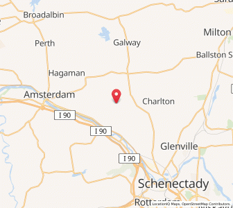 Map of Glenville, New York