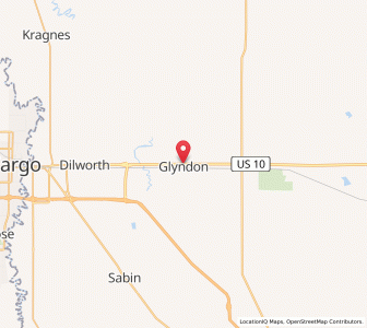 Map of Glyndon, Minnesota