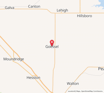 Map of Goessel, Kansas