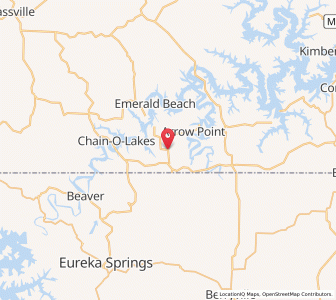 Map of Golden, Missouri