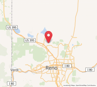Map of Golden Valley, Nevada