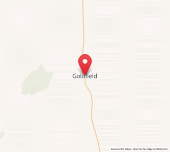 Map of Goldfield, Nevada