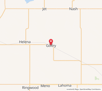 Map of Goltry, Oklahoma