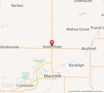 Map of Good Hope, Illinois