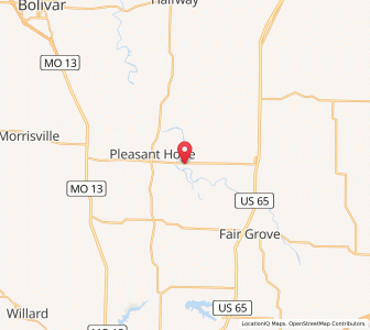 Map of Goodnight, Missouri