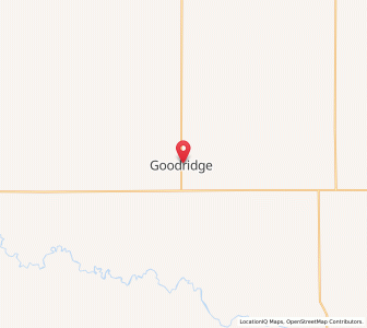 Map of Goodridge, Minnesota