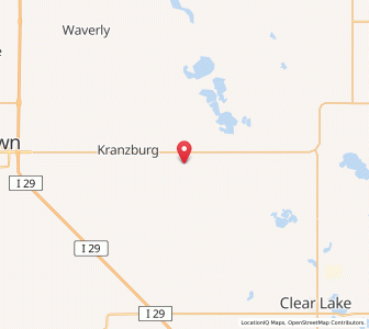 Map of Goodwin, South Dakota