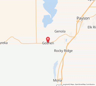 Map of Goshen, Utah