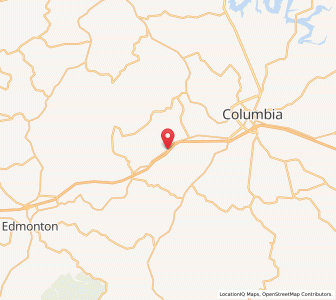 Map of Gradyville, Kentucky