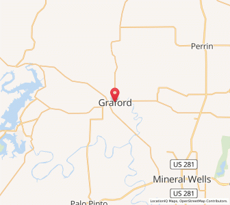 Map of Graford, Texas