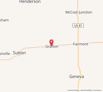 Map of Grafton, Nebraska