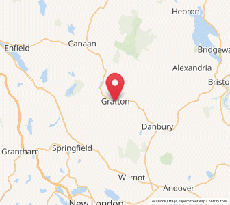 Map of Grafton, New Hampshire