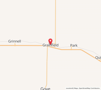 Map of Grainfield, Kansas