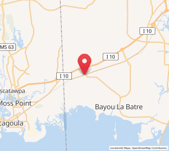 Map of Grand Bay, Alabama