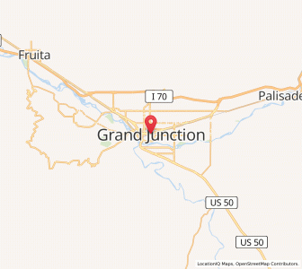 Map of Grand Junction, Colorado