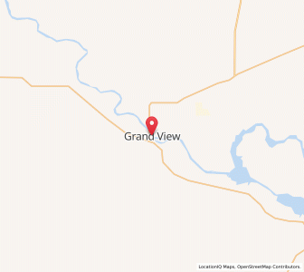 Map of Grand View, Idaho