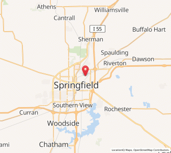 Map of Grandview, Illinois