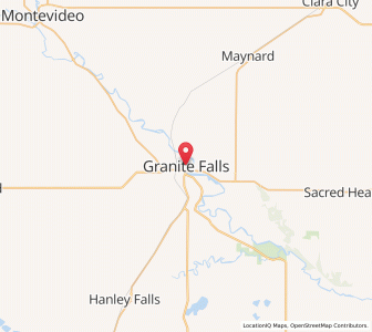 Map of Granite Falls, Minnesota