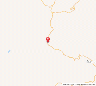 Map of Granite, Oregon