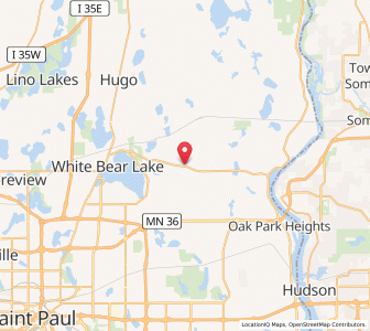 Map of Grant, Minnesota