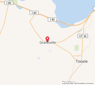 Map of Grantsville, Utah