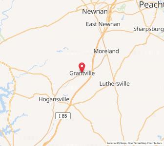 Map of Grantville, Georgia