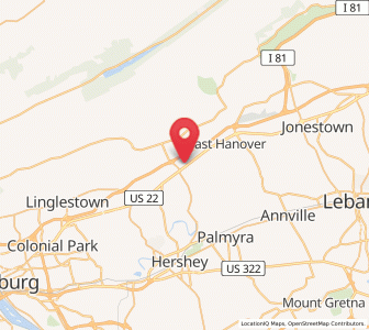 Map of Grantville, Pennsylvania
