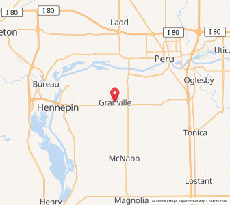Map of Granville, Illinois