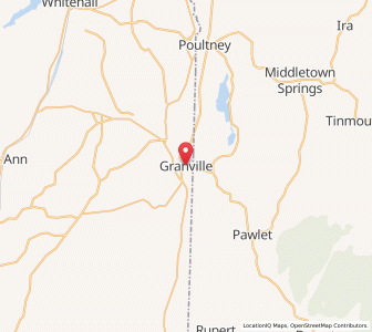 Map of Granville, New York