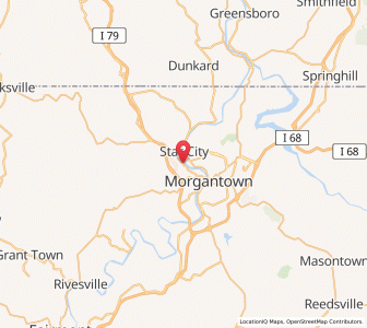 Map of Granville, West Virginia