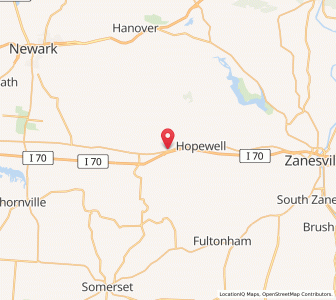 Map of Gratiot, Ohio