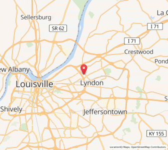 Map of Graymoor-Devondale, Kentucky