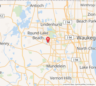 Map of Grayslake, Illinois