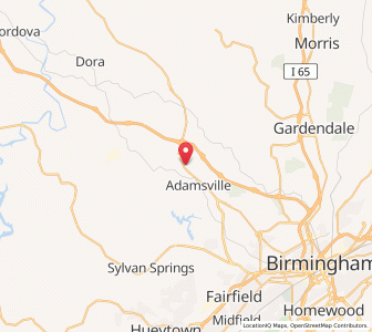 Map of Graysville, Alabama