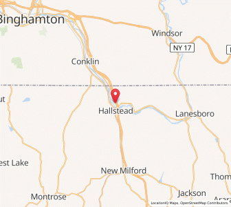 Map of Great Bend, Pennsylvania