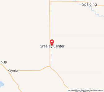 Map of Greeley, Nebraska