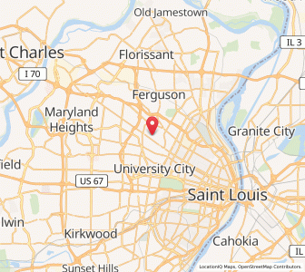 Map of Greendale, Missouri