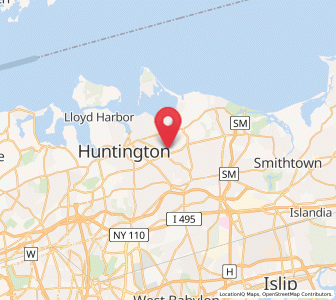 Map of Greenlawn, New York