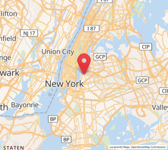 Map of Greenpoint, New York