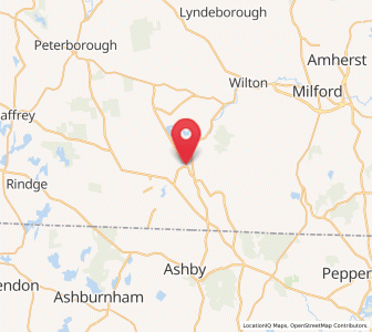 Map of Greenville, New Hampshire