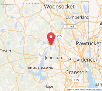 Map of Greenville, Rhode Island