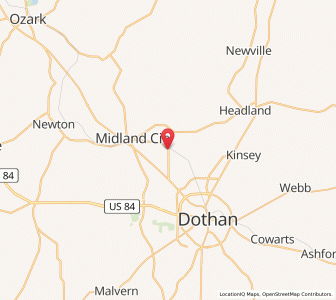 Map of Grimes, Alabama